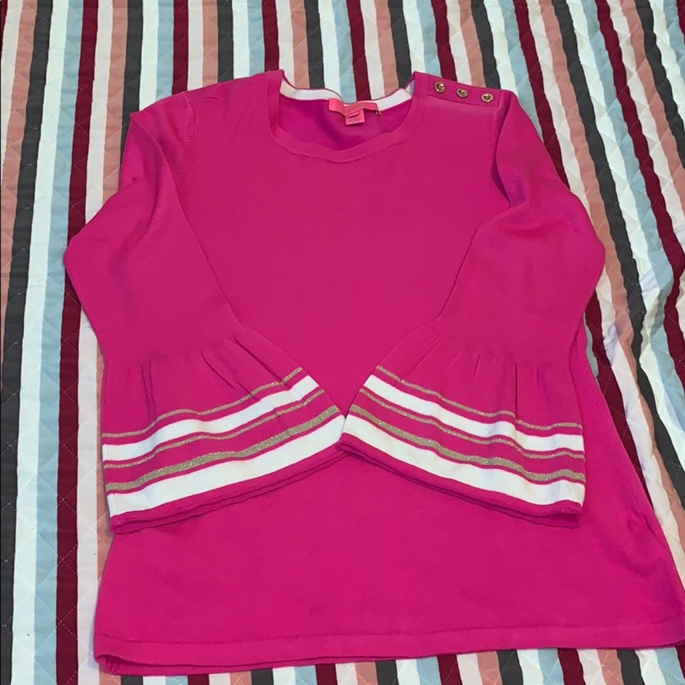 LILLY PULITZER PINK TOP SIZE M